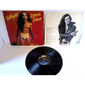Ted Nugent ‎Scream Dream Vinyl LP Record Album 1980 Hard Rock Wango Tango Inner